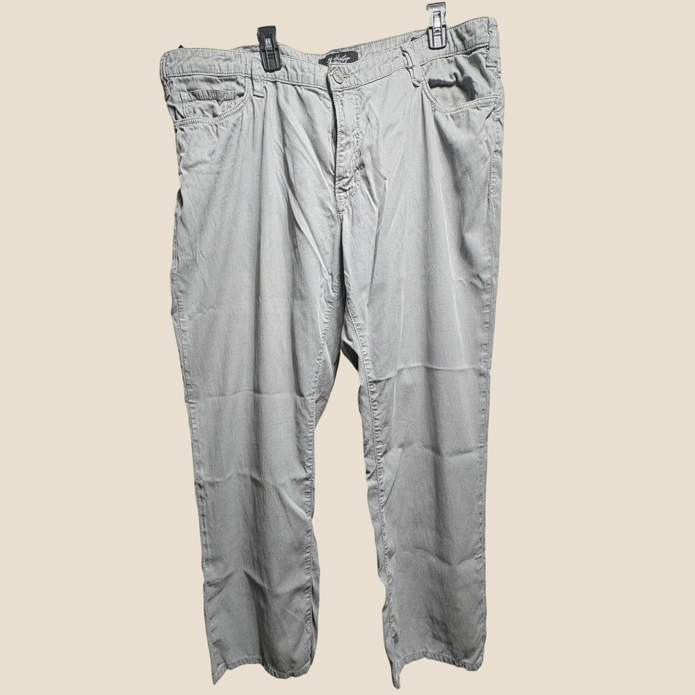 34 Heritage Charisma Pants Mens 42/34 Gray Fine Corduroy Comfort Rise Classic